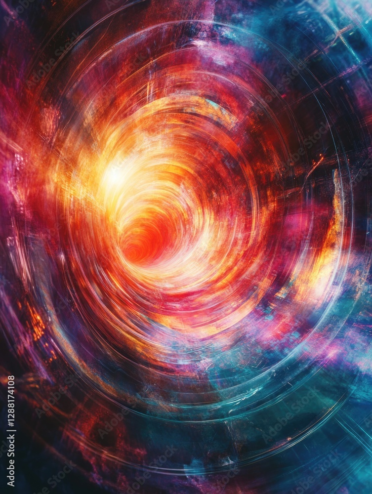Obraz premium Mystical Cosmic Vortex