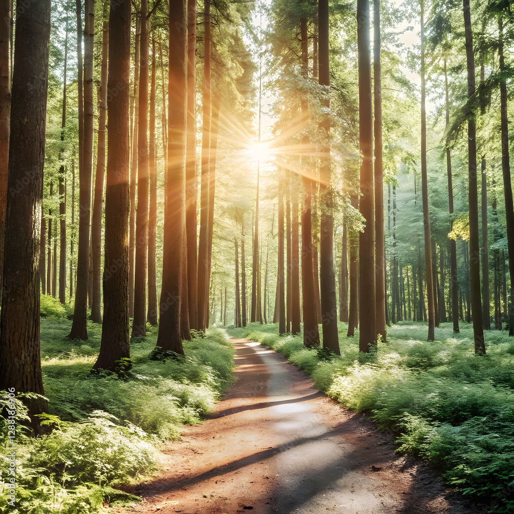 Fototapeta premium path in the woods