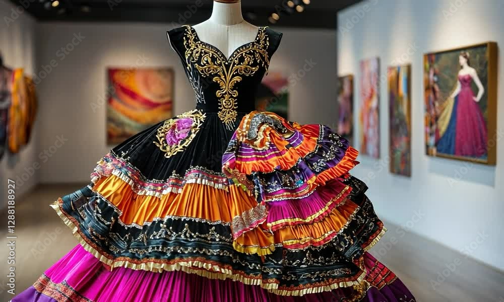 modernized tehuana dress mexican attire video