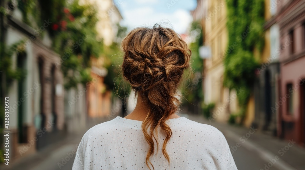 The image depicts a woman in a white blouse. The image depicts a woman in a white blouse.