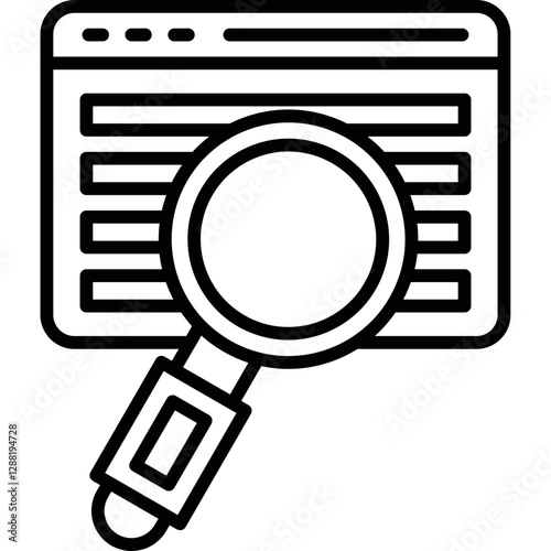 Search Icon Vector Element