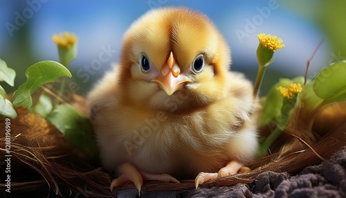 chicken nestling