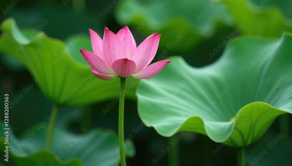 Mature lotus seed on a submerged lotus plant stem, peaceful, leafy, flower Mature lotus seed on a submerged lotus plant stem, peaceful, leafy, flower