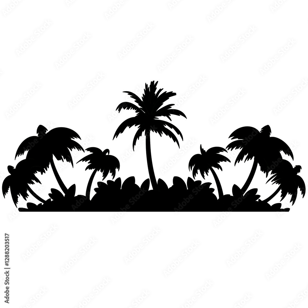 Illustration of palm tree Illustration of palm tree