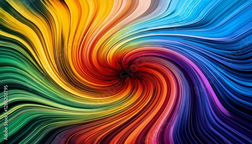 Swirling colors in abstract art background