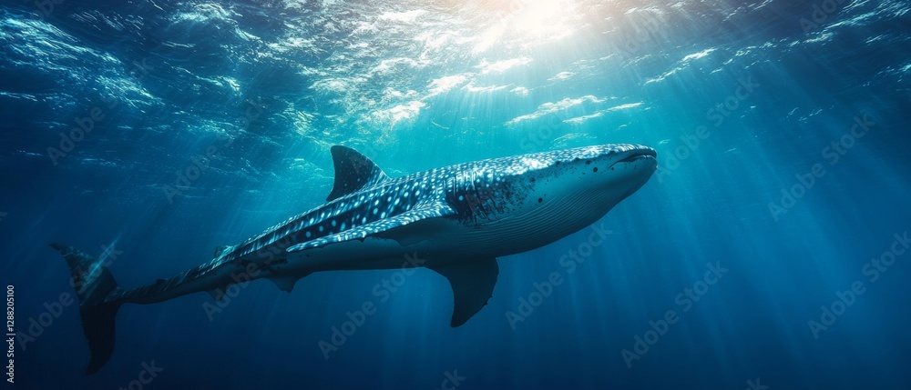 Obraz premium Set Sail on a Marine Adventure: Journey with Ocean Giants 