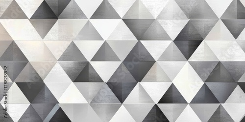 Abstract Grayscale Triangle Pattern, geometric , texture
