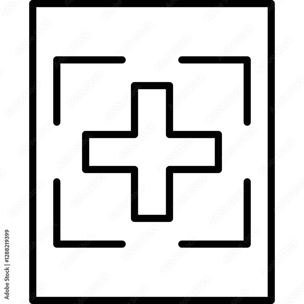 Print Test Icon Vector Element Print Test Icon Vector Element