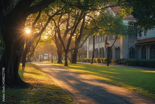 Golden Sunlight Park Path