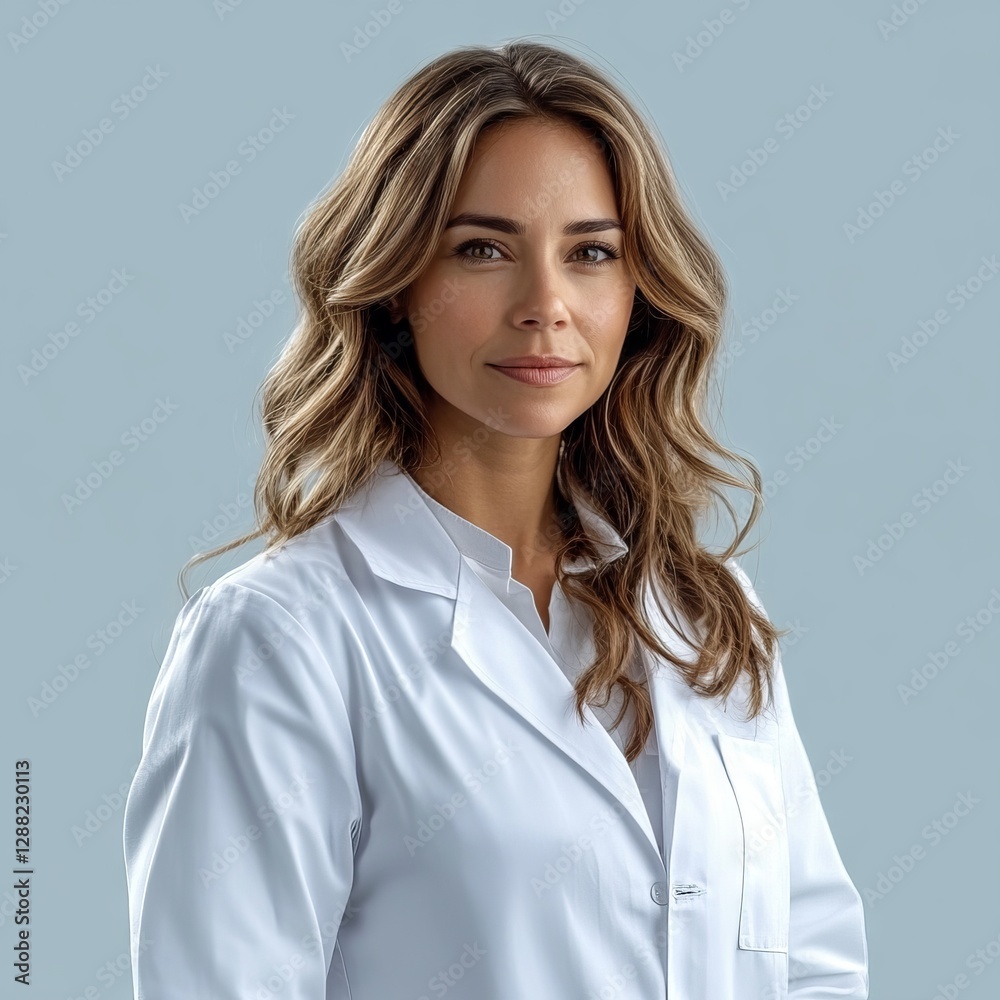A woman doctor dressed in corporate attire with a stethoscope, set against a neutral white or grey background – symbolizing healthcare, medical specialists, physicians, hospitals, medical A woman doctor dressed in corporate attire with a stethoscope, set against a neutral white or grey background – symbolizing healthcare, medical specialists, physicians, hospitals, medical