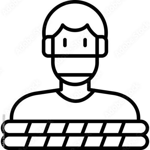 Kidnapping Icon Vector Element