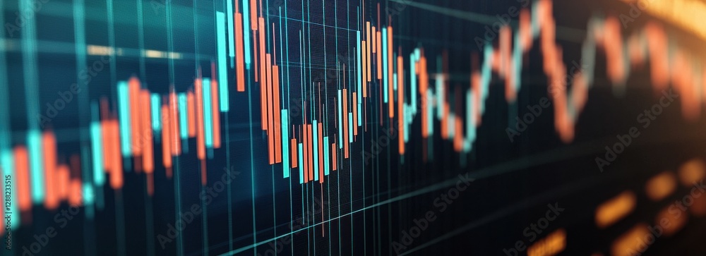 Dynamic Stock Market Candlestick Chart Data Visualization Financial Investment Trading Graph Dynamic Stock Market Candlestick Chart Data Visualization Financial Investment Trading Graph
