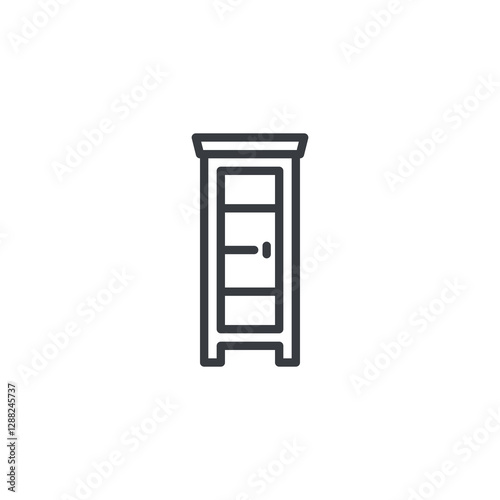 Display Cabinet line icon