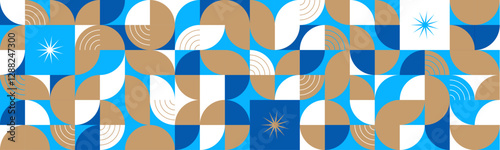 Geometric pattern background	
