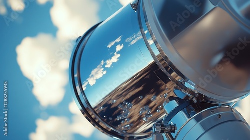Reflecting Telescope Sky Observation Landscape
