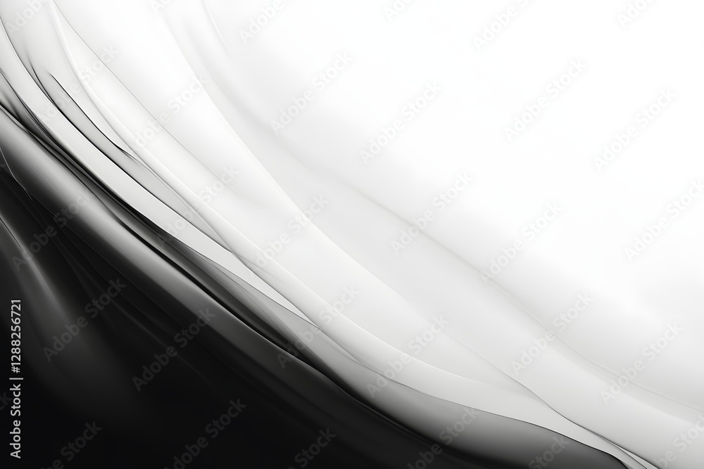 Abstract Black and White Swirling Design Abstract Black and White Swirling Design