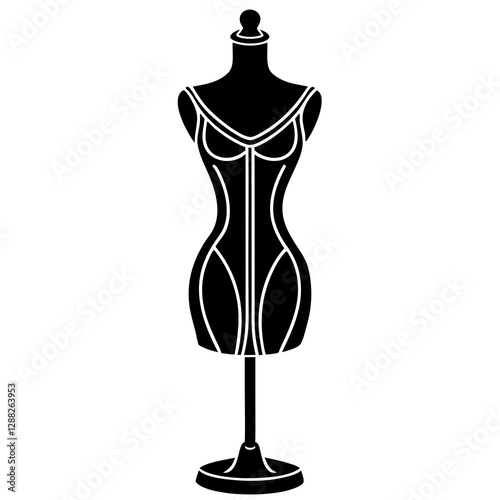 mannequin silhouette vector illustration 