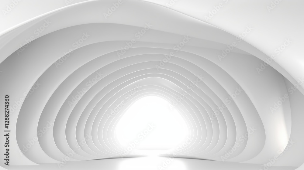 Abstract curved dynamic white background Abstract curved dynamic white background