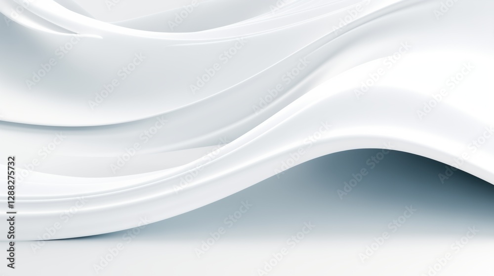 Abstract curved dynamic white background Abstract curved dynamic white background
