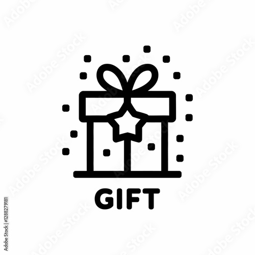 Gift Box Icon Present, Celebration, Surprise, Reward, Holiday