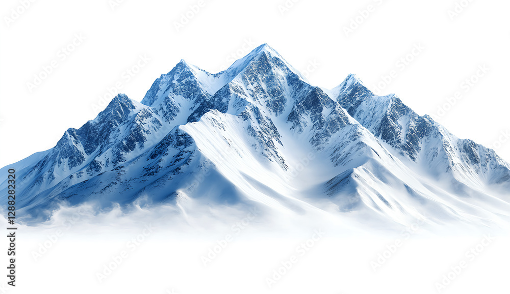 Majestic Snow-Capped Mountain Range Majestic Snow-Capped Mountain Range