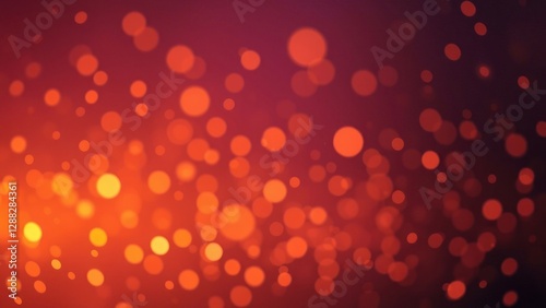 red bokeh background