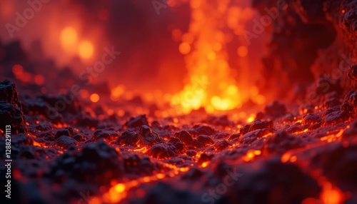 fire in the forest