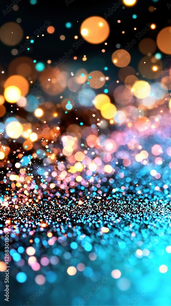 Blue-pink background with scattered lights Blue-pink background with scattered lights