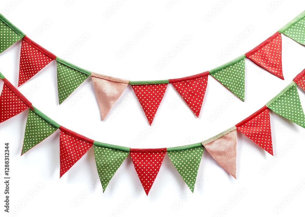 Obraz premium Bright colorful bunting garland. Party flags.