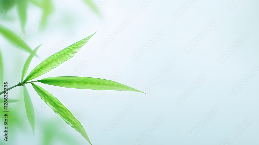 Chinese traditional Chinese style abstract mountain forest bamboo poetic ink painting