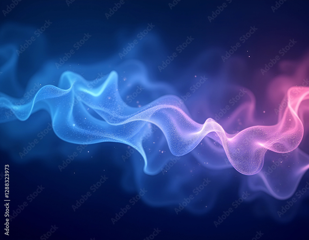 Obraz premium abstract blue smoke