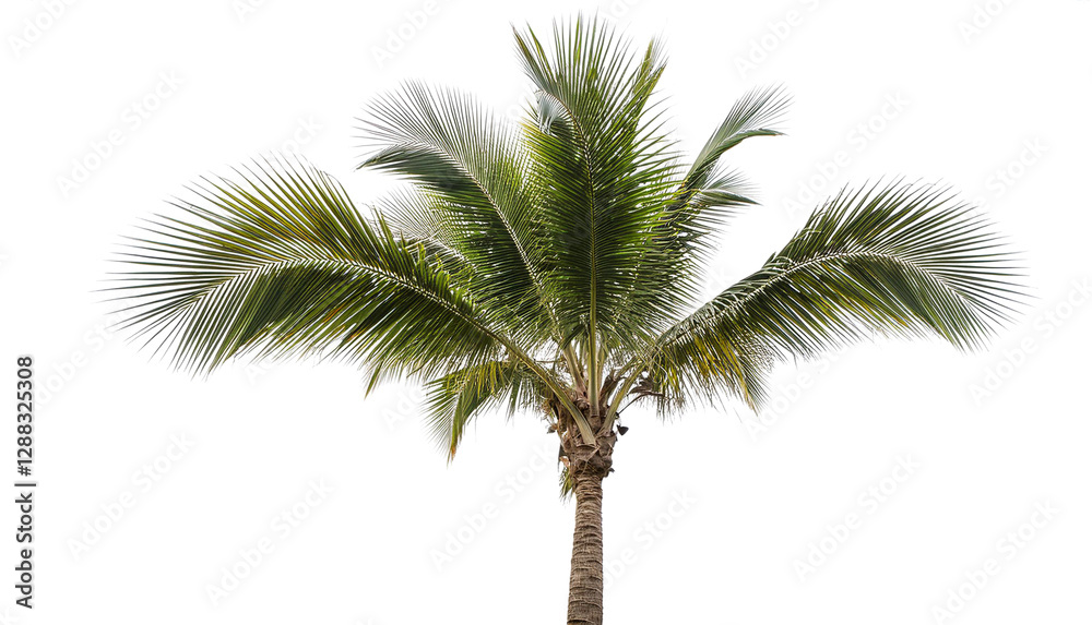 Obraz premium palm tree on isolated background