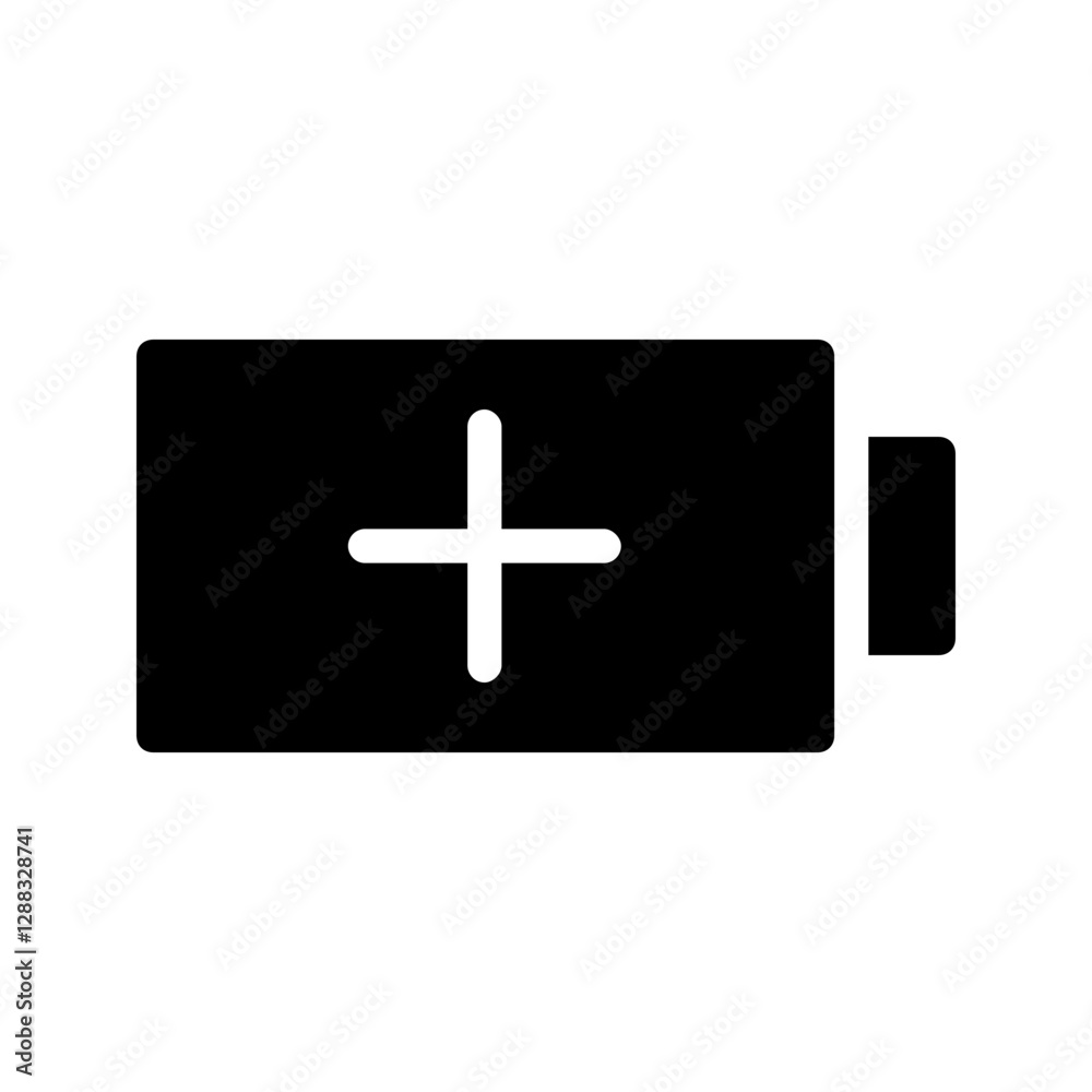 Obraz premium battery icon