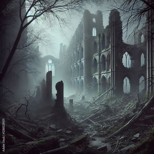 Eerily Silent Ruins An unnerving stillness pervades the ruins de