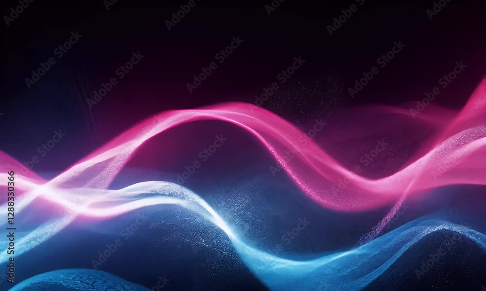 Abstract Neon Wave Background Animation Abstract Neon Wave Background Animation