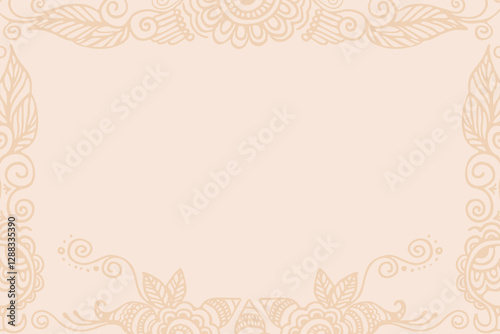 Wallpaper Mural Decorative Floral Frame Background Torontodigital.ca