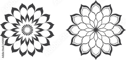 Mandala Geometric Floral Designs