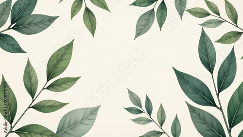 Organic Botanical Texture