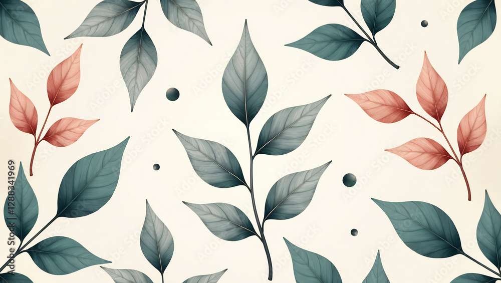 Fototapeta premium Organic Botanical Texture