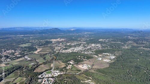 Obraz na płótnie village de Montferrier-sur-Lez près de Montpellier w salonie
