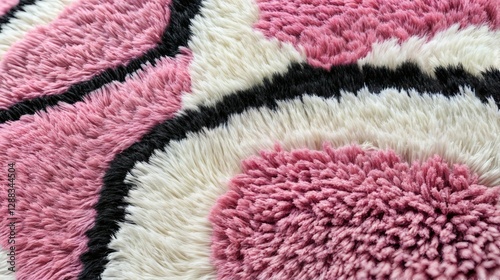 close up of the pattern in the fur of a zebra pink and white