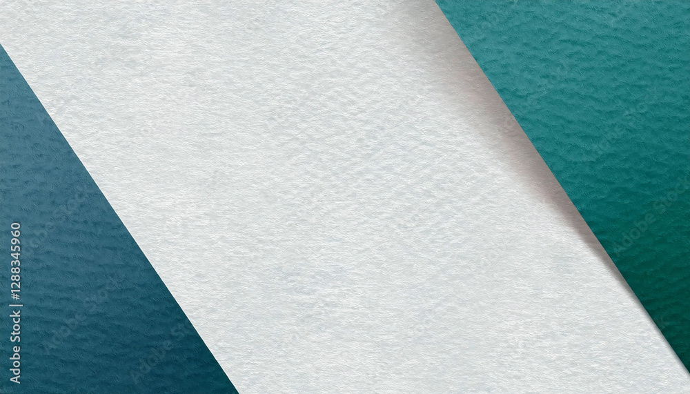Modern minimalistic abstract flyer background featuring overlapping green and white shapes creating sharp geometric patterns on a textured surface. Ideal for abstract concepts, contemporary art themes Modern minimalistic abstract flyer background featuring overlapping green and white shapes creating sharp geometric patterns on a textured surface. Ideal for abstract concepts, contemporary art themes