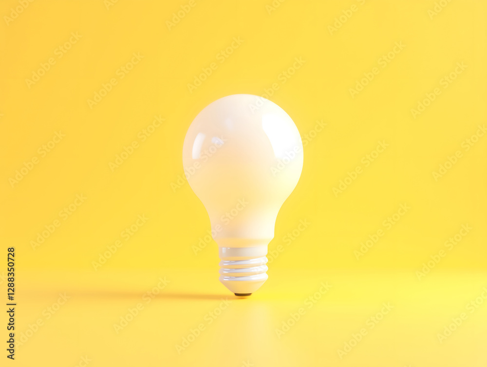 Idea concept and light bulb illuminate scene, personality and different creative thinking concept illustration Idea concept and light bulb illuminate scene, personality and different creative thinking concept illustration