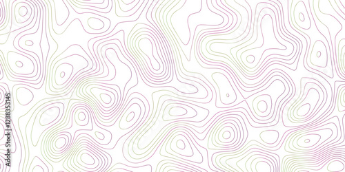 Abstract wave paper curved reliefs background .gradient multicolor wave curve lines banner background design. The black on white contours vector topography stylized height of the