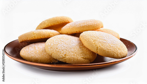 Obraz na płótnie sweet sugar cookies on white w salonie