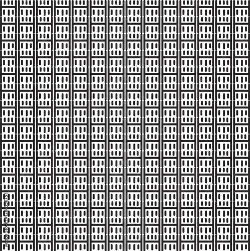 The grid consists of individual geometric tiles and short stripes within them.