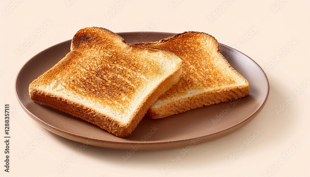 Two slices of toasted bread