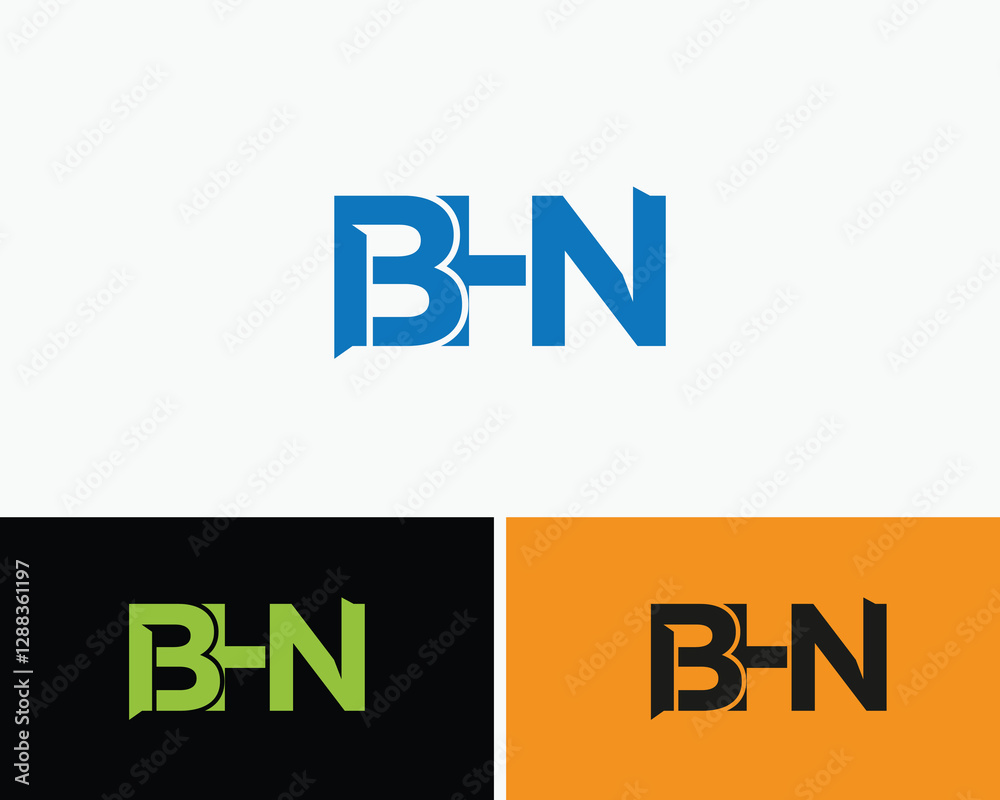 Obraz premium BHN Logo Lettering Logo 