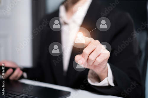 Online affiliate marketing business strategy digital advertising network concept