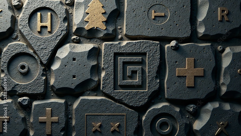 Enigmatic Runes: Mysterious Symbols on Stone Enigmatic Runes: Mysterious Symbols on Stone